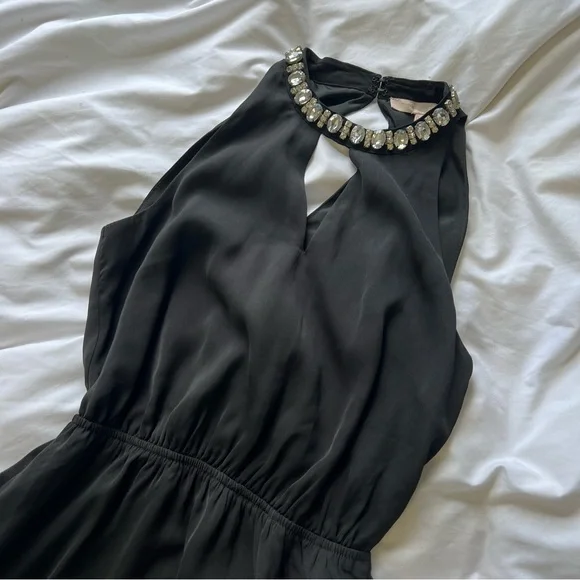 green emerald velvet dress Plus Size Cutout Maxi Tube Dress in Black